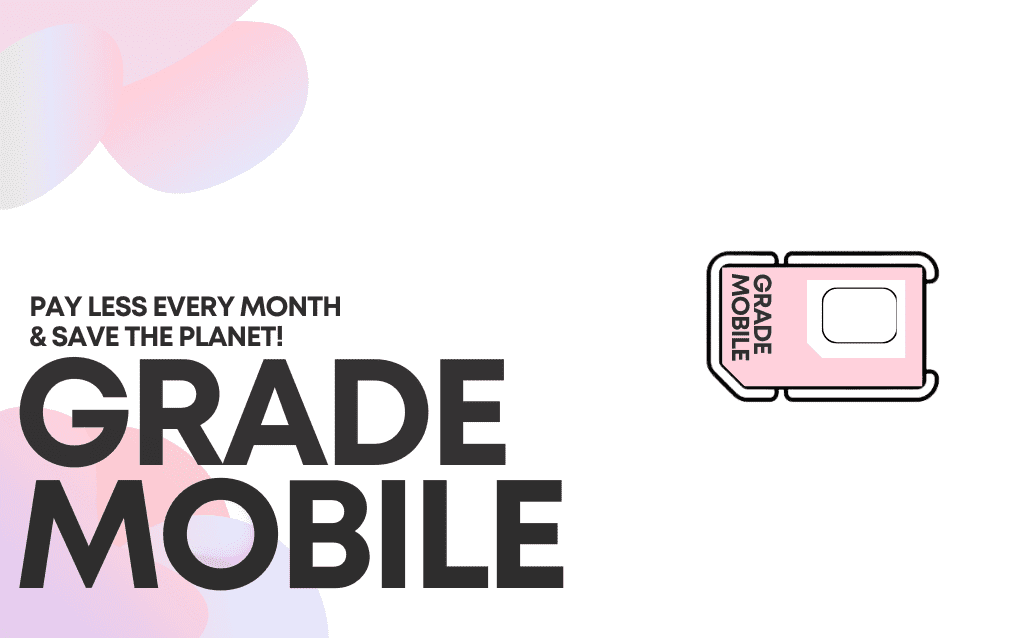 GRADE MOBILE SIM (Bundle) 3GB + iPhone 15 Pro Like New Natural 128GB 24 Months